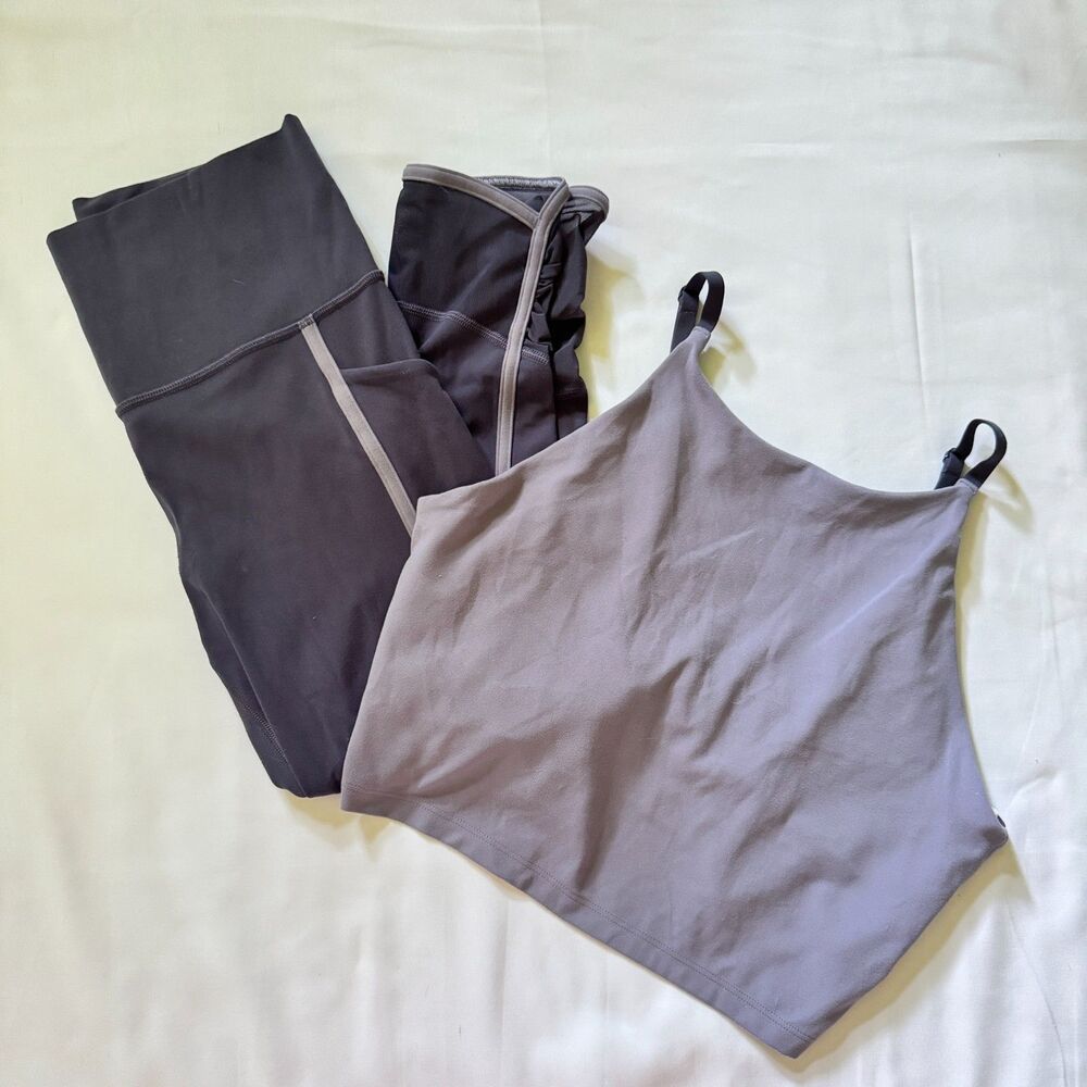 Athleta Crop Tank Intention Top High Neck Women's Size Medium - Picture 6 of 6